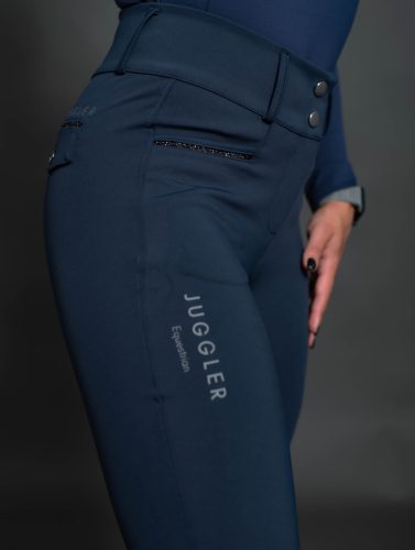 Glitter Compression Navy Lovaglónadrág 