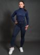 Glitter Compression Navy Lovaglónadrág 