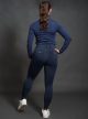 Glitter Compression Navy Lovaglónadrág 
